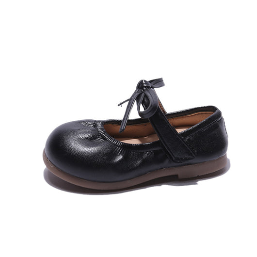 Zapatos Escolares Infantiles Estilo Coreano con Moño Negro - Image 7