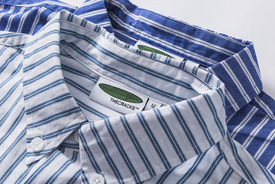 Camisa Holgada de Cuadros para Hombre con Solapas y Mangas Largas - Image 11