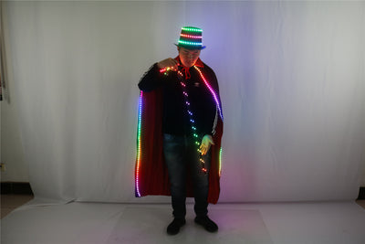 Capa LED Brillante para Cosplay, Jazz y Danzas Mágicas - Image 4