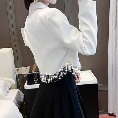 Blazer Asimétrico Elegante para Mujer - Image 4