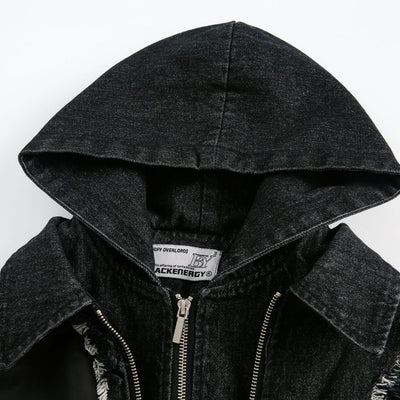 Chamarra Hoodie Retro Americana con Costura Industrial Reforzada - Image 4