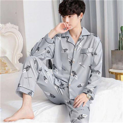 Pijama Hombre Algodón Ligero - Conjunto Cómodo para Casa Otoño Invierno - Image 14