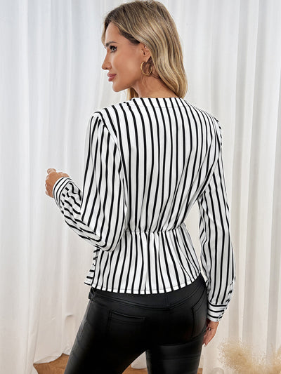Blusa Ajustada de Manga Larga para Mujer - Estilo Casual Elegante - Image 14