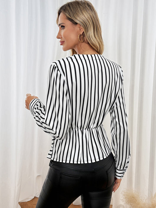 Blusa Ajustada de Manga Larga para Mujer - Estilo Casual Elegante - Image 14