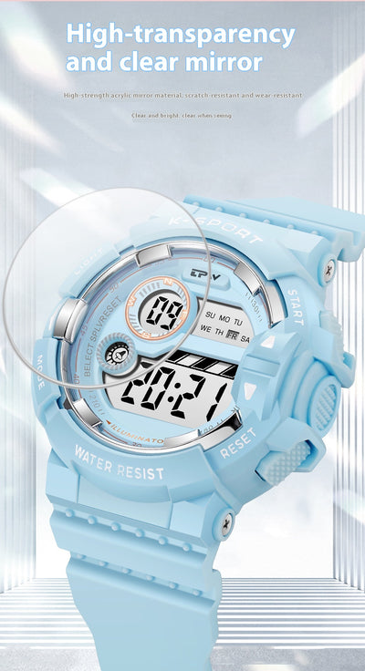 Reloj Deportivo Luminoso Multifuncional Resistente al Agua para Niños - Image 11