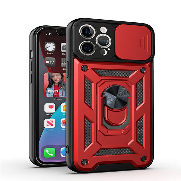 Funda Deslizante con Soporte Magnético Anti-caídas para Celular