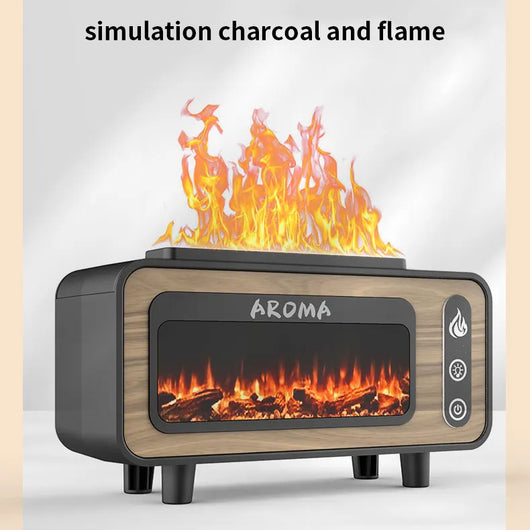 Difusor Ultrasónico 200ml con Chimenea 3D y Luz LED - Aromatizador de Aceites Esenciales - Image 3