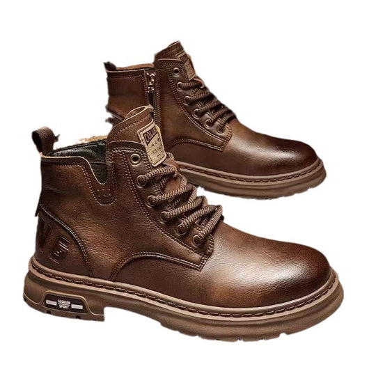 Botas de Trabajo Retro Estilo Británico para Hombre - Image 16