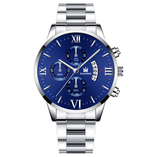 Reloj de Acero Inoxidable para Hombre con Calendario y Movimiento de Cuarzo - Image 5
