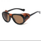 Gafas de Sol Steampunk Ovaladas con Remaches - Estilo Retro Europeo y Estadounidense