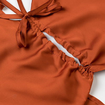 Bikini Asimétrico Realce de Busto con Amarre Sexy - Image 11