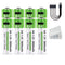 8PCS Storage Box Data Cable No. 5 Battery 15