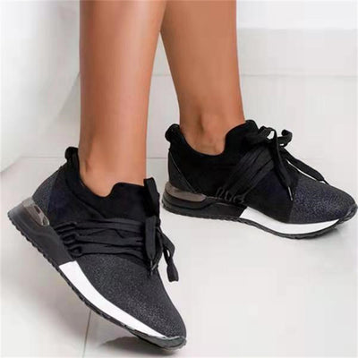 Tenis Casuales para Mujer con Estampado de Serpiente y Cordones - Image 10