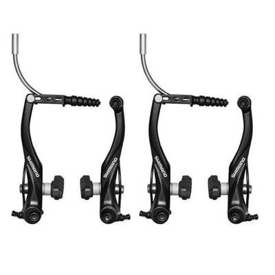 Frenos de Manillar Plano Plegables para Bicicleta de Montaña