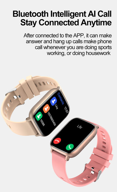 Reloj Inteligente H9 Plus con Monitoreo de Salud y Llamadas Bluetooth - Image 18