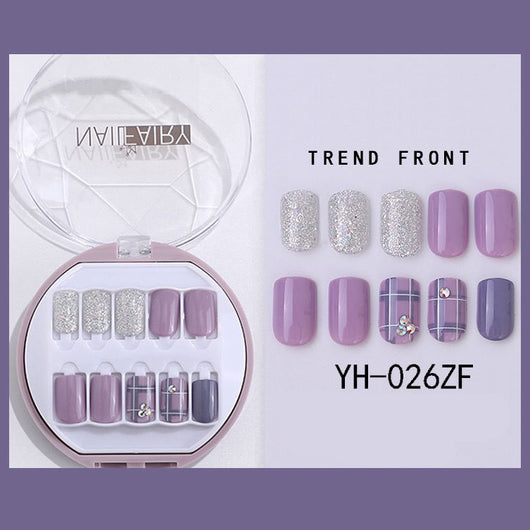 Uñas Postizas Coreanas Removibles Waterproof - Set 30 Piezas Manicura Instantánea - Image 34