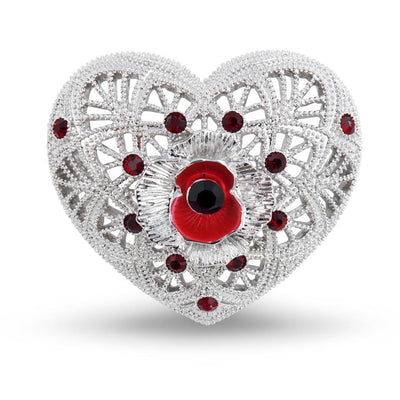 Broche Flor Amapola Rojo Estilo Europeo y Americano - Image 5