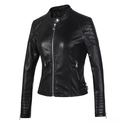 Chaqueta de Cuero PU para Motociclista - Estilo Europeo - Image 13