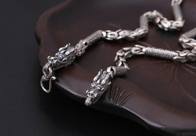 Collar Vintage Tailandés para Hombre en Plata Esterlina S925 - Image 8