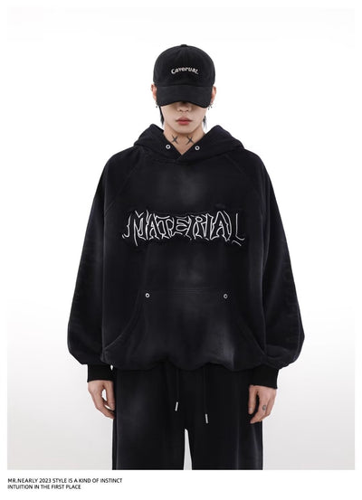 Sudadera Vintage Americana con Diseño Graffiti Desgastado - Image 18