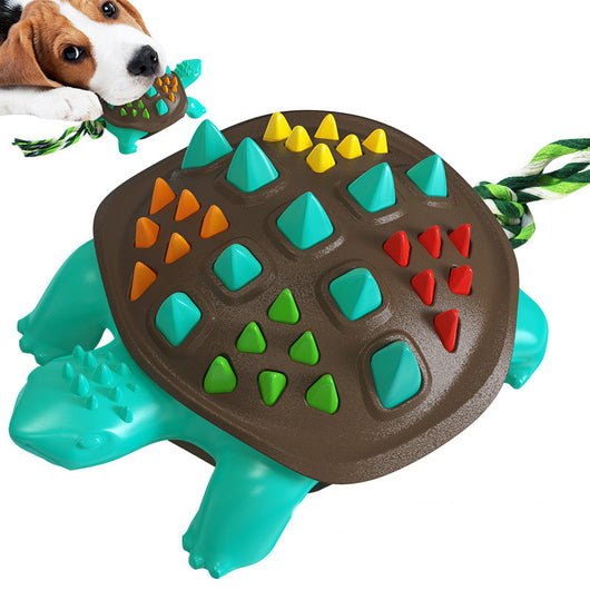 Juguete Masticable Tortuga Colorida para Perros