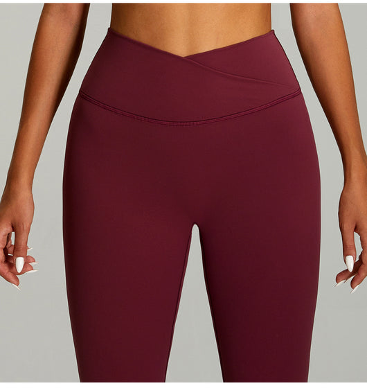 Pantalones Deportivos Cintura Alta Efecto Desnudo Mujer - Secado Rápido y Ajuste Perfecto - Image 19