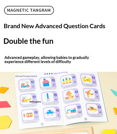 Puzzle Tangram Educativo para Niños - Bloques de Construcción Lógica - Image 17