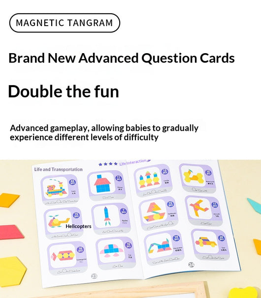Puzzle Tangram Educativo para Niños - Bloques de Construcción Lógica - Image 17