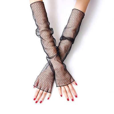 Protectores de Brazos en Encaje Ice Silk para Mujer - Guardabrazo Fresco para Conducir - Image 28