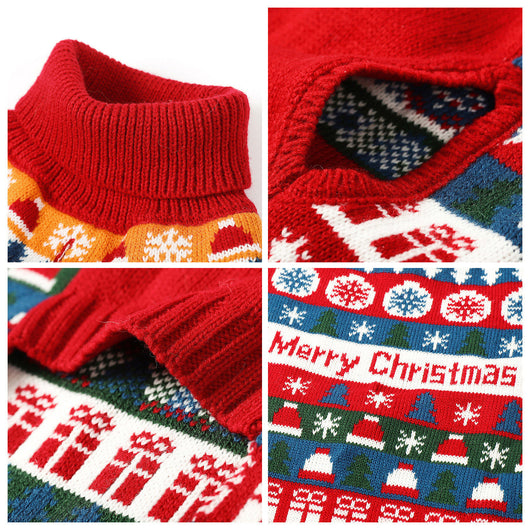 Suéter Navideño para Mascotas Rojo en Acrílico - Image 11