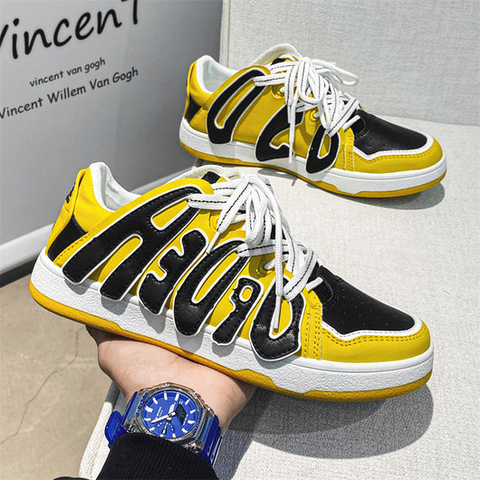 Zapatillas Urbanas Unisex con Letras - Diseño Minimalista Low-Top - Image 17