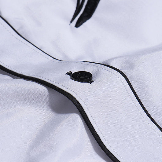 Camisa Casual para Hombre con Bordado y Estampado de Solapa Larga - Image 7