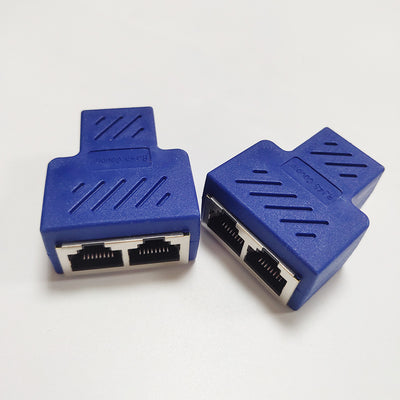 Divisor de Cable de Red RJ45 - Adaptador Splitter Ethernet de Tres Vías