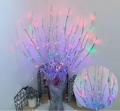 Lámpara Decorativa LED con Rama Simulada para Ambientes - Image 8