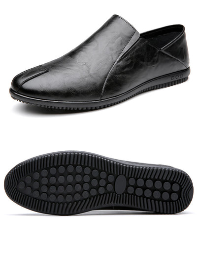 Zapatos de Cuero para Hombre Blanco - Estilo Moderno y Versátil - Image 7