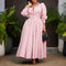 Vestido Camisero Elegante Manga Larga Ruedo Amplio Color Sólido