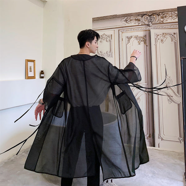 Cortavientos Holgado con Mangas Divididas