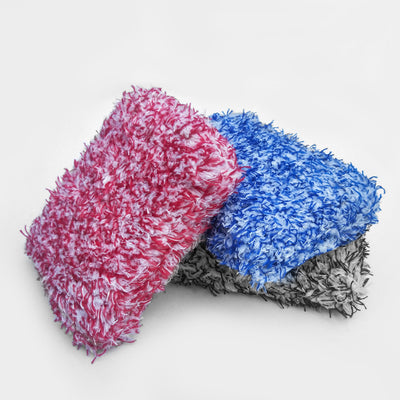 Esponja Microfibra Absorbente para Lavado de Auto - Toalla Coral Fleece Premium - Image 3