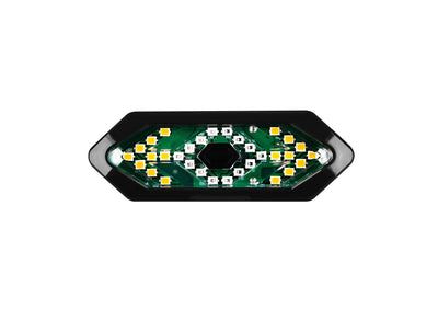 Luz Trasera de Bicicleta con Control Remoto, Claxon y Recarga USB