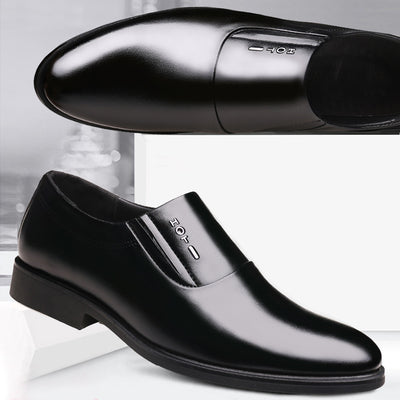 Zapatos de Vestir Elevadores 6cm Punta Fina Cuero Genuino Hombre - Image 14
