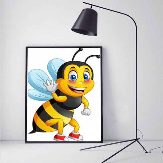 Pintura de Diamantes Abeja Caricatura 5D Cuadrado Completo - Image 18