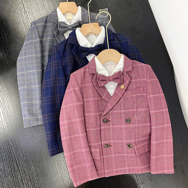 Traje Formal para Bebé Niño de Un Año con Detalles Florales