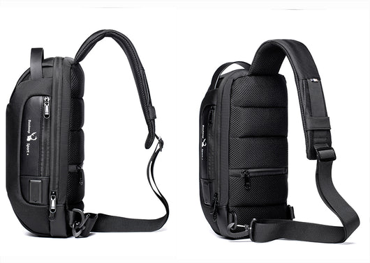 Bolsa Cruzada Antirrobo para Hombre - Mochila Mensajero de Seguridad - Image 23