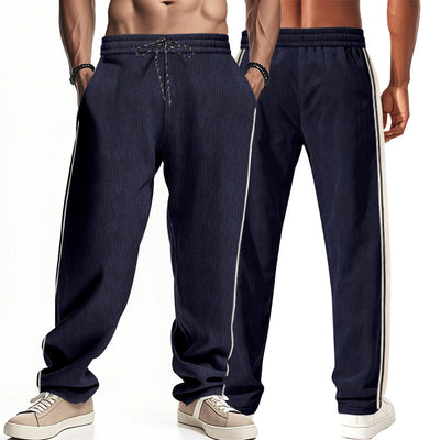 Pantalones de Chándal Holgados con Franja Lateral para Hombre - Image 15