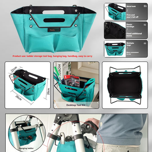 Bolsa de Almacenamiento para Herramientas de Escalera Telescópica - Image 8