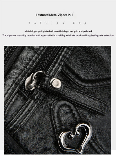 Bolso Bandolera de Lujo Versátil con Diseño Multicapas Espacioso - Image 11
