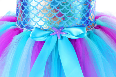 Vestido de Cosplay con Escamas de Pez Iridiscente para Niñas - Image 16