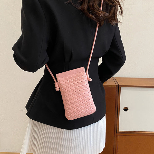 Bolso Bandolera Vintage Tejido para Celular Advanced Sense