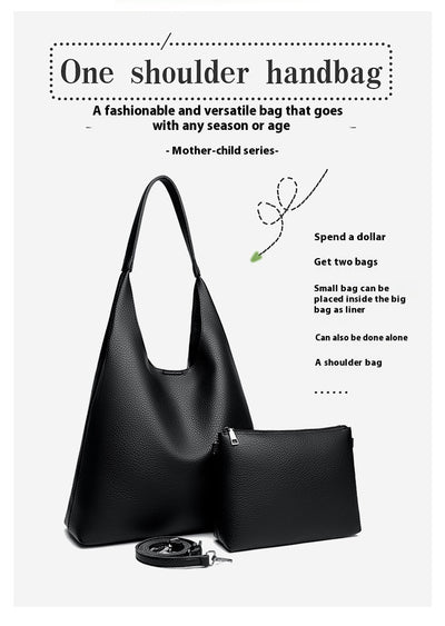 Bolso Retro de Cuero Suave con Gran Capacidad para Llevar al Hombro - Image 11