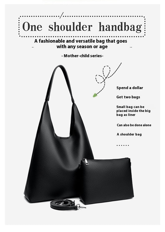 Bolso Retro de Cuero Suave con Gran Capacidad para Llevar al Hombro - Image 11